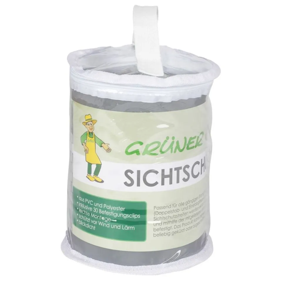 Gruner Jan Pvc-Sichtschutz-Streifen 35M Hellgrau
