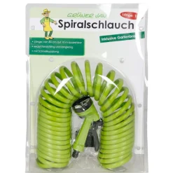Gruner Jan Spiralschlauch Inkl. Gartenbrause 10M