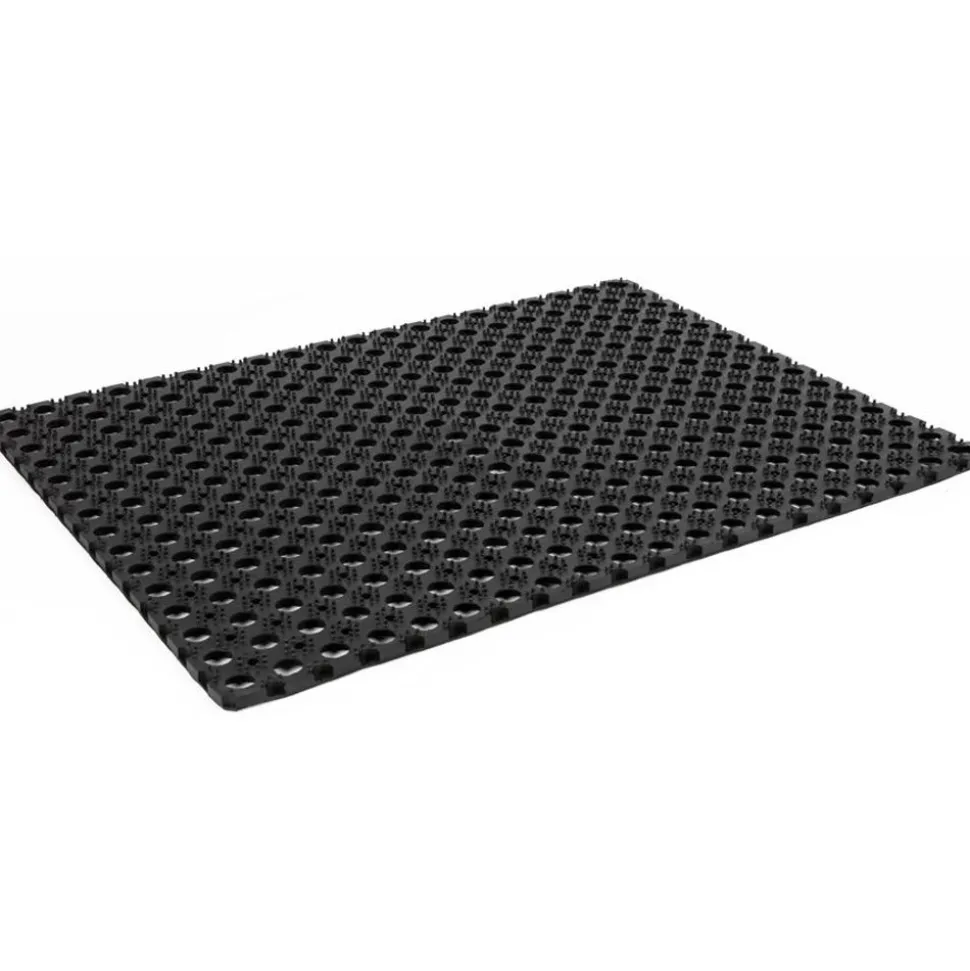 Gummi-Fusmatte 80X60Cm Schwarz