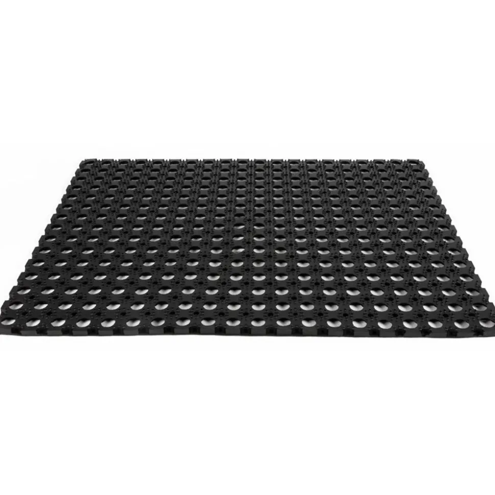 Gummi-Fusmatte 80X60Cm Schwarz