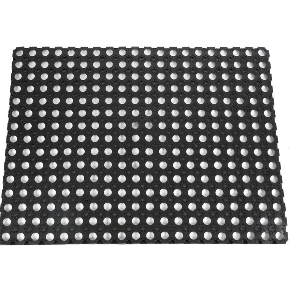 Gummi-Fusmatte 80X60Cm Schwarz