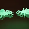 Halloween Deko-Spinne Fluoreszierend 2Er-Set