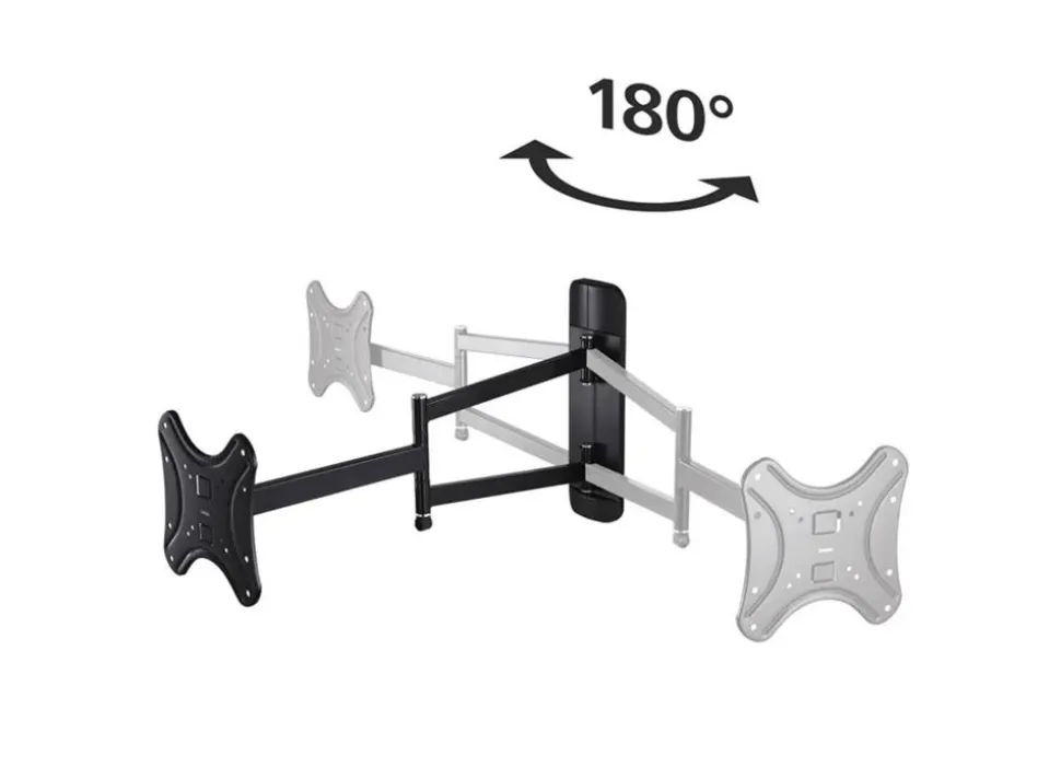 Hama 108732 Tv-Wandhalterung Fullmotion 19-48" Schwarz