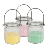 Henkelglas Mit Citronella 7,5X9,5Cm Pastell
