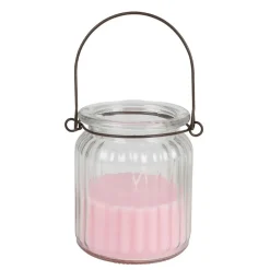 Henkelglas Mit Citronella 7,5X9,5Cm Pastell