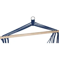 Hängesessel Blau-Beige/Gestreift