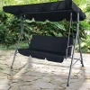 Hollywoodschaukel 2-Sitzer 170X153X110Cm Anthrazit