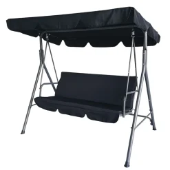 Hollywoodschaukel 2-Sitzer 170X153X110Cm Anthrazit
