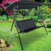 Hollywoodschaukel 170X110X153Cm Anthrazit