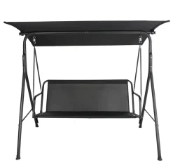 Hollywoodschaukel 170X110X153Cm Anthrazit