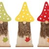 Holzdeko Herbstwichtel 32,5Cm