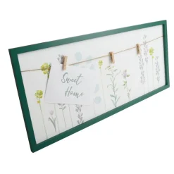 Holz-Memoboard Blumenprint
