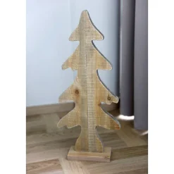 Holz-Weihnachtsbaum Klein 28,5X65X10Cm