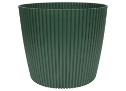 Indoor-Ubertopf Milly Rillendesign 29Cm Piniengrun