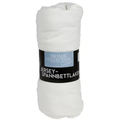 Jersey-Spannbettlaken 90/100X190/200Cm Cremeweis