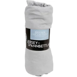 Jersey-Spannbettlaken 90/100X190/200Cm Hellgrau