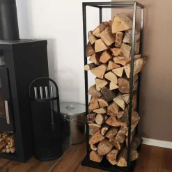 Kaminholzhalter Aus Stahl 40X118X40Cm