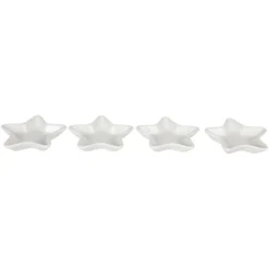 Keramik-Dipschalchen Stern 4Er-Set