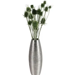 Keramik-Vase 12X32Cm Silber