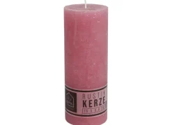 Kerze Rustikal 68X180Mm Altrosa