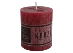 Kerze Rustikal 68X80Mm Beere