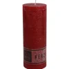 Kerze Rustikal 68X180Mm Bordeaux