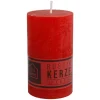 Kerze Rustikal 68X120Mm Rot