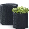 Keter Pflanz-Zylinder M+L 2Er-Set