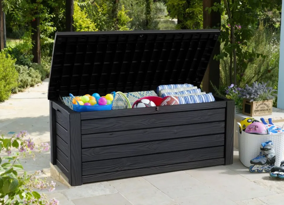 Keter Xxl-Gartentruhe Eastwood 570L Anthrazit
