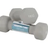 1Kg Hantel Hellgrau