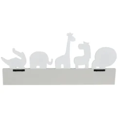 Kinder-Garderobe Dschungeltiere Mit 5 Haken