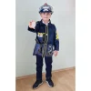 Kinderkostum Polizei Mit Sound-Helm Und Zubehör