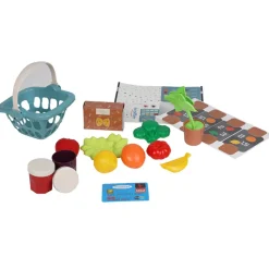 Kinder-Marktstand Mit Zubehör 50,5X30X69Cm 22-Teilig
