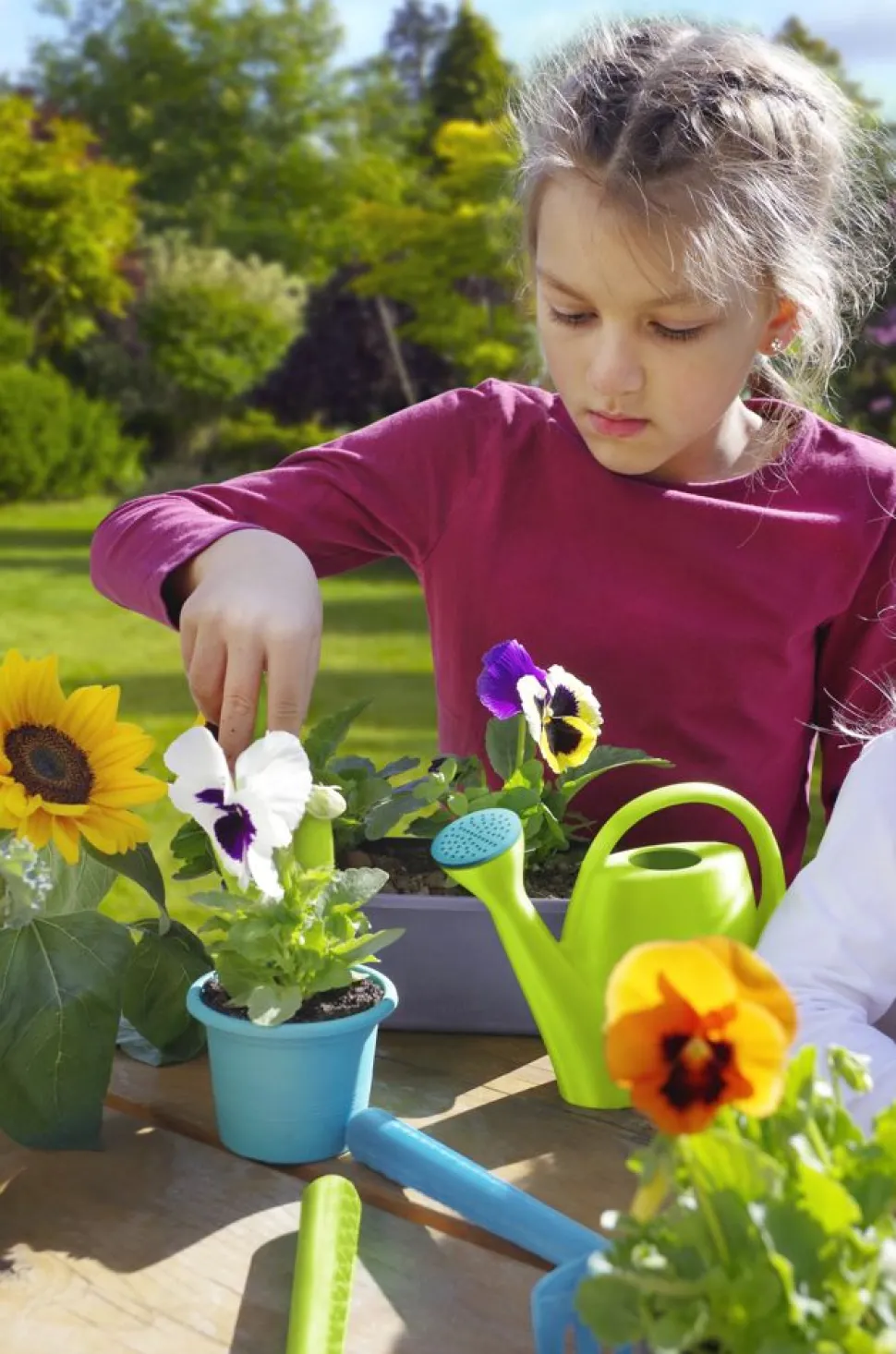 Kinder-Pflanzset Mit Werkzeug Und Gieskanne 14-Teilig