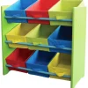 Kinderregal Mit 9 Ablagen Grun