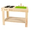 Kinder-Spielkuche Aus Holz 78X72X40Cm