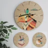 Kinder-Wanduhr Tierdesign 33,5Cm