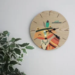 Kinder-Wanduhr Tierdesign 33,5Cm