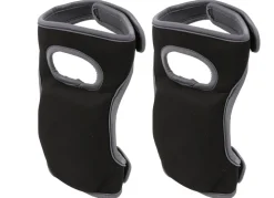 Komfort-Knieschoner 2Er-Set Schwarz/Grau
