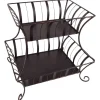 Korb-Etagere Aus Metall 2-Stockig