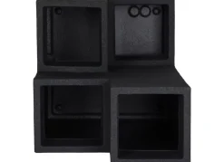Kubus Wendeltreppentopf 40X40Cm Anthrazit