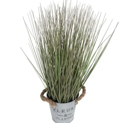 Kunstliches Gras Im Dekotopf 42Cm