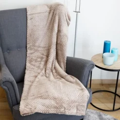Kuscheldecke Mit Waffelmuster 150X200Cm Taupe