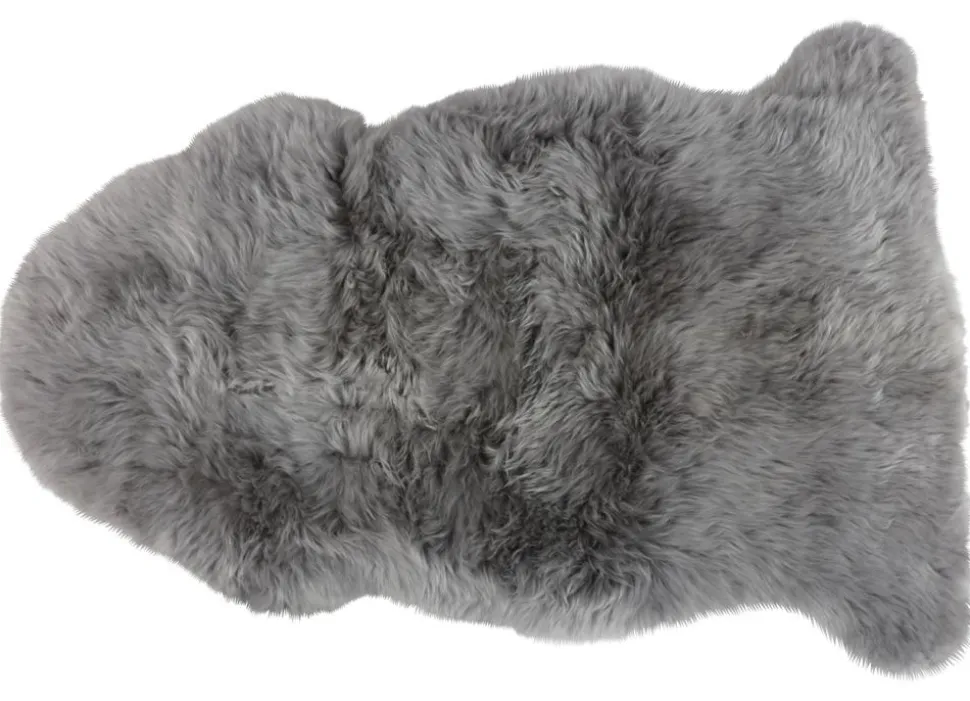 Lammfellteppich 90X60Cm Grau