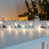 Led-Adventskalender Aus Holz Mit Timer 38X2X10Cm