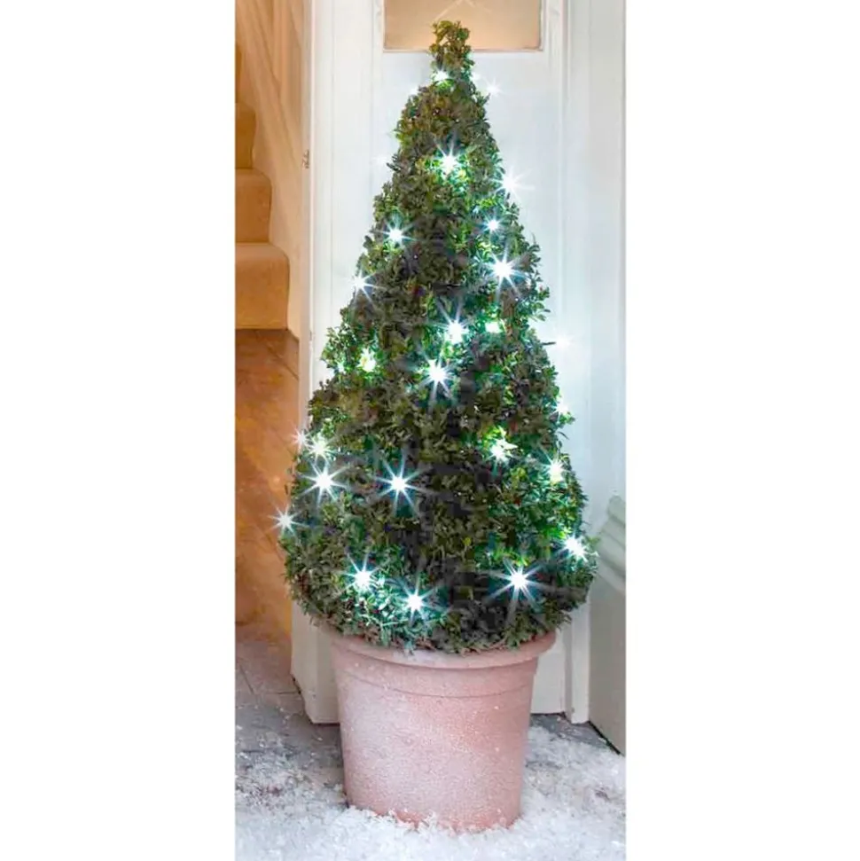 Led-Ausenlichterkette Mit 30 Leds Und Timer 2,33M Warmweis