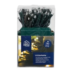 Led-Ausenlichterkette Mit Timer 7,43M 100 Leds Warmweis