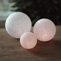 Led-Deko-Leuchtkugel 8Cm Warmweis