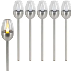 Led-Garten-Solarlicht 6X38,5Cm Warmweis