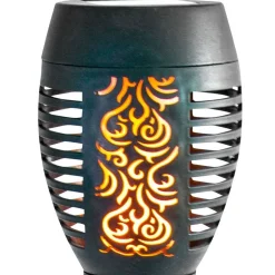 Led-Solar-Gartenfackel 9X50Cm Warmweis